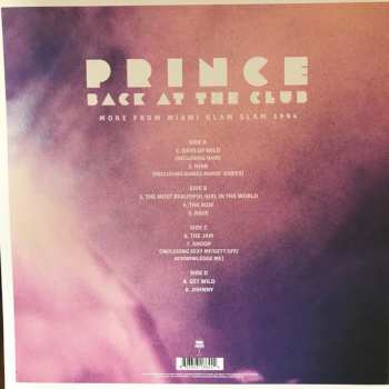2LP Prince: Back At The Club (More From Miami Glam Slam 1994)