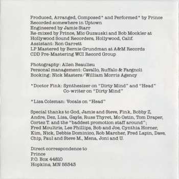 CD Prince: Dirty Mind