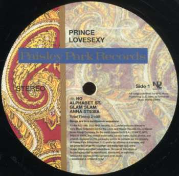 LP Prince: Lovesexy