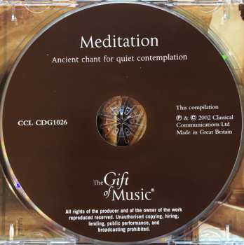 CD James O'Donnell: Meditation (Ancient Chant For Quiet Contemplation)