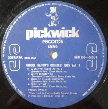 LP Procol Harum: Greatest Hits Vol. 1