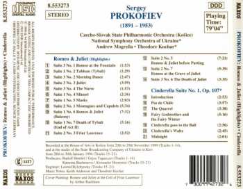 CD Sergei Prokofiev: Romeo & Juliet (Highlights) • Cinderella