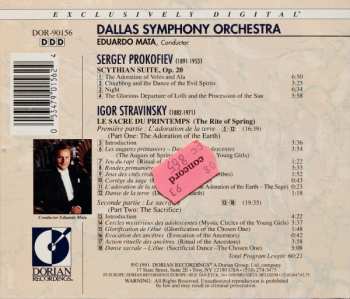 CD Sergei Prokofiev: Scythian Suite Op. 20 / Le Sacre Du Printemps