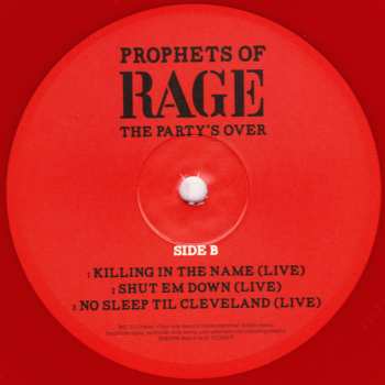 LP Prophets Of Rage: The Party's Over LTD