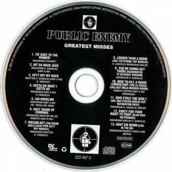 CD Public Enemy: Greatest Misses