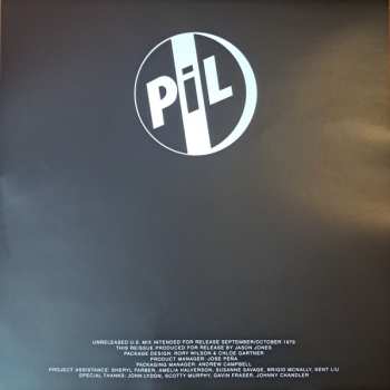 LP Public Image Limited: Public Image (First Issue) LTD