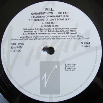 CD Public Image Limited: The Greatest Hits, So Far