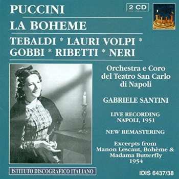 Album Puccini / Avolanti / Bandioli / Di Stefano: Boheme