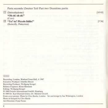 CD Giacomo Puccini: Madama Butterfly - Highlights