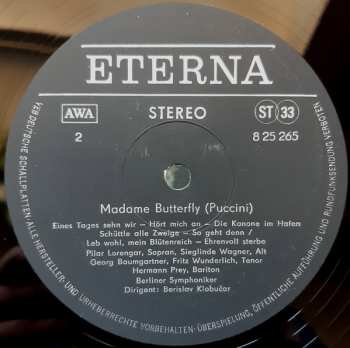 LP Giacomo Puccini: Madame Butterfly