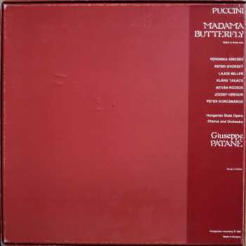 3LP/Box Set Giacomo Puccini: Madama Butterfly