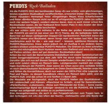 2CD Puhdys: Rock-Balladen