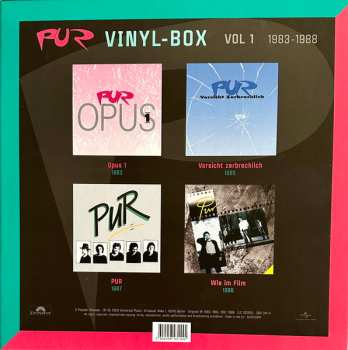 4LP/Box Set Pur: Pur Vinyl-Box Volume 1 (1983 - 1988) LTD | CLR