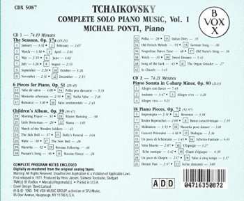 CD Pyotr Ilyich Tchaikovsky: Complete Solo Piano Music Vol.1