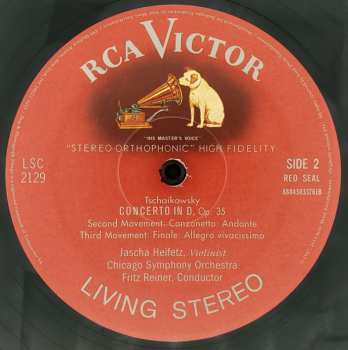 LP Pyotr Ilyich Tchaikovsky: Violin Concerto LTD