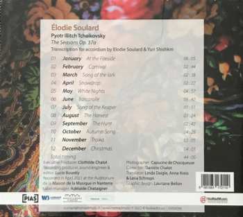 CD Pyotr Ilyich Tchaikovsky: The Season , Transcription For Accordion