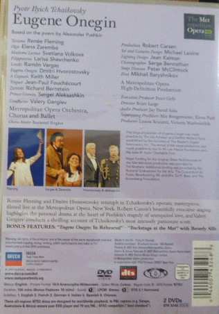 2DVD Pyotr Ilyich Tchaikovsky: Eugene Onegin