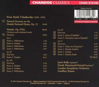 CD Pyotr Ilyich Tchaikovsky: Hamlet (Overture and Incidental Music); Festival Overture