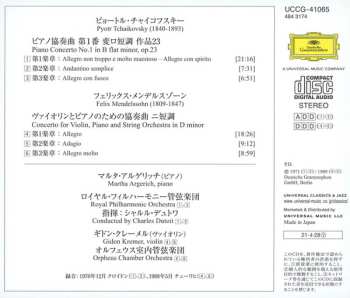 CD Pyotr Ilyich Tchaikovsky: Klavierkonzert Nr.1 B-Moll = Piano Concerto No.1 In B Flat Minor