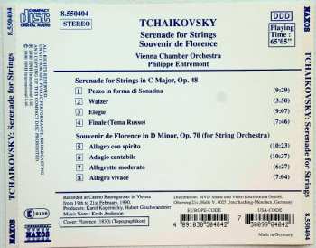 CD Pyotr Ilyich Tchaikovsky: Serenade For Strings / Souvenir De Florence