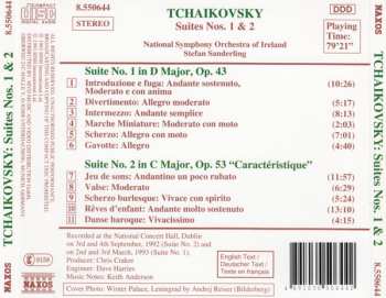 CD Pyotr Ilyich Tchaikovsky: Suites For Orchestra: No. 1, Op. 43 - No. 2, Op. 53 "Caractéristique"