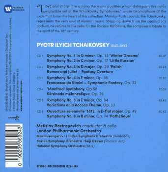 6CD/Box Set Pyotr Ilyich Tchaikovsky: Symphonies 1-6 • 'Manfred' Symphony • '1821' • Romeo & Juliet • Francesca Da Rimini • Rococo Variations