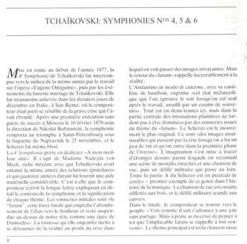 2CD Pyotr Ilyich Tchaikovsky: Symphonies 4, 5 & 6 "Pathétique"