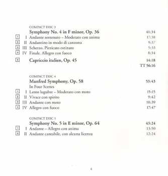 6CD/Box Set Pyotr Ilyich Tchaikovsky: The Symphonies
