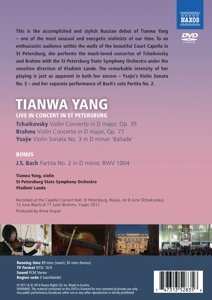 DVD Johann Sebastian Bach: Tianwa Yang Live In Concert In St Petersburg