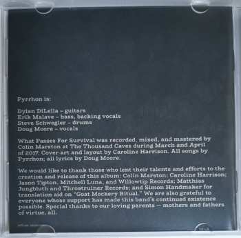 CD Pyrrhon: What Passes For Survival