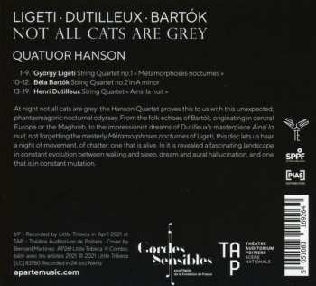 CD Quatuor Hanson: Not All Cats Are Grey