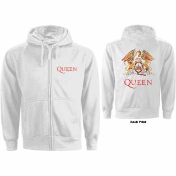 Merch Queen: Dámská Mikina Na Zip Classic Crest  S