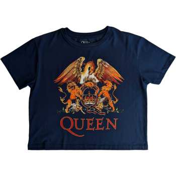 Merch Queen: Dámske Crop Top Classic Crest