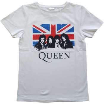 Merch Queen: Dětské Tričko Vintage Union Jack  7-8 let