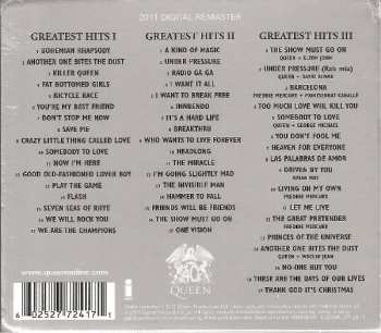 3CD/Box Set Queen: Greatest Hits I II & III (The Platinum Collection)