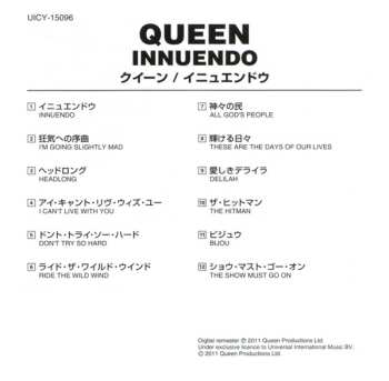 CD Queen: Innuendo