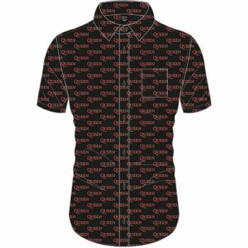 Merch Queen: Ležérní Košile Logo Queen Pattern  S