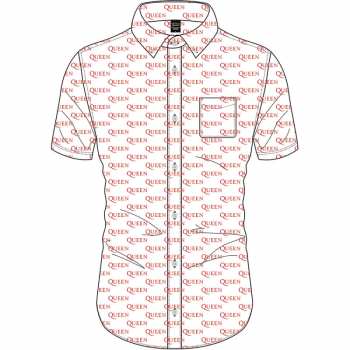 Merch Queen: Ležérní Košile Logo Queen Pattern  S