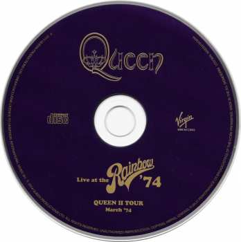 2CD Queen: Live At The Rainbow '74 DLX | DIGI