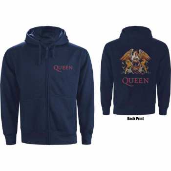 Merch Queen: Mikina Se Zipem Classic Crest  S