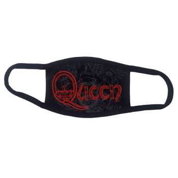 Merch Queen: Rouška Red Retro Logo Queen