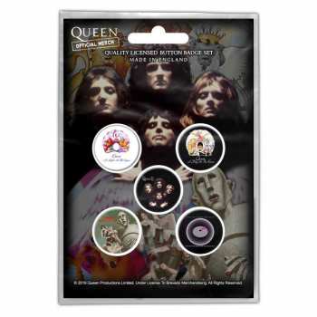 Merch Queen: Súprava Odznakov Early Albums 