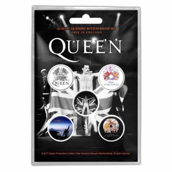 Merch Queen: Súprava Odznakov Freddie 