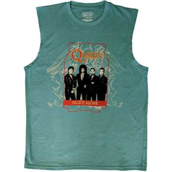 Merch Queen: Queen Unisex Tank T-shirt: Face It Alone (small) S