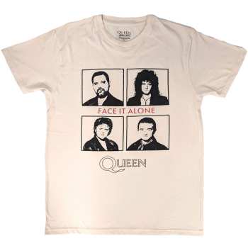 Merch Queen: Tričko Face It Alone Squares