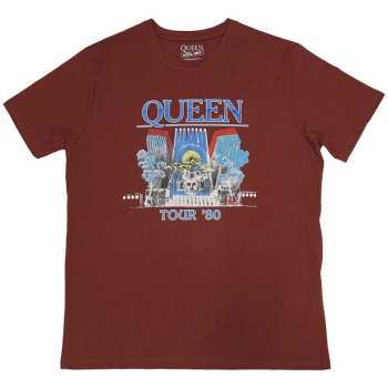 Merch Queen: Queen Unisex T-shirt: Tour '80 (small) S