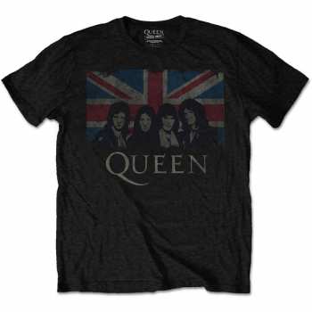 Merch Queen: Tričko Vintage Union Jack 
