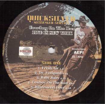 LP Quicksilver Messenger Service: Cowboy On The Run (Live In New York)