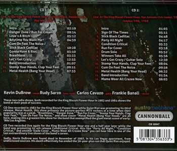 2CD Quiet Riot:  2 Live Biscuits - 2 Live Radio Shows At The King Biscuit Flower Hour 1983 & 1984