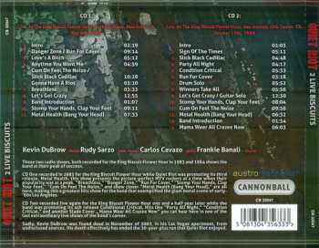 2CD Quiet Riot:  2 Live Biscuits - 2 Live Radio Shows At The King Biscuit Flower Hour 1983 & 1984